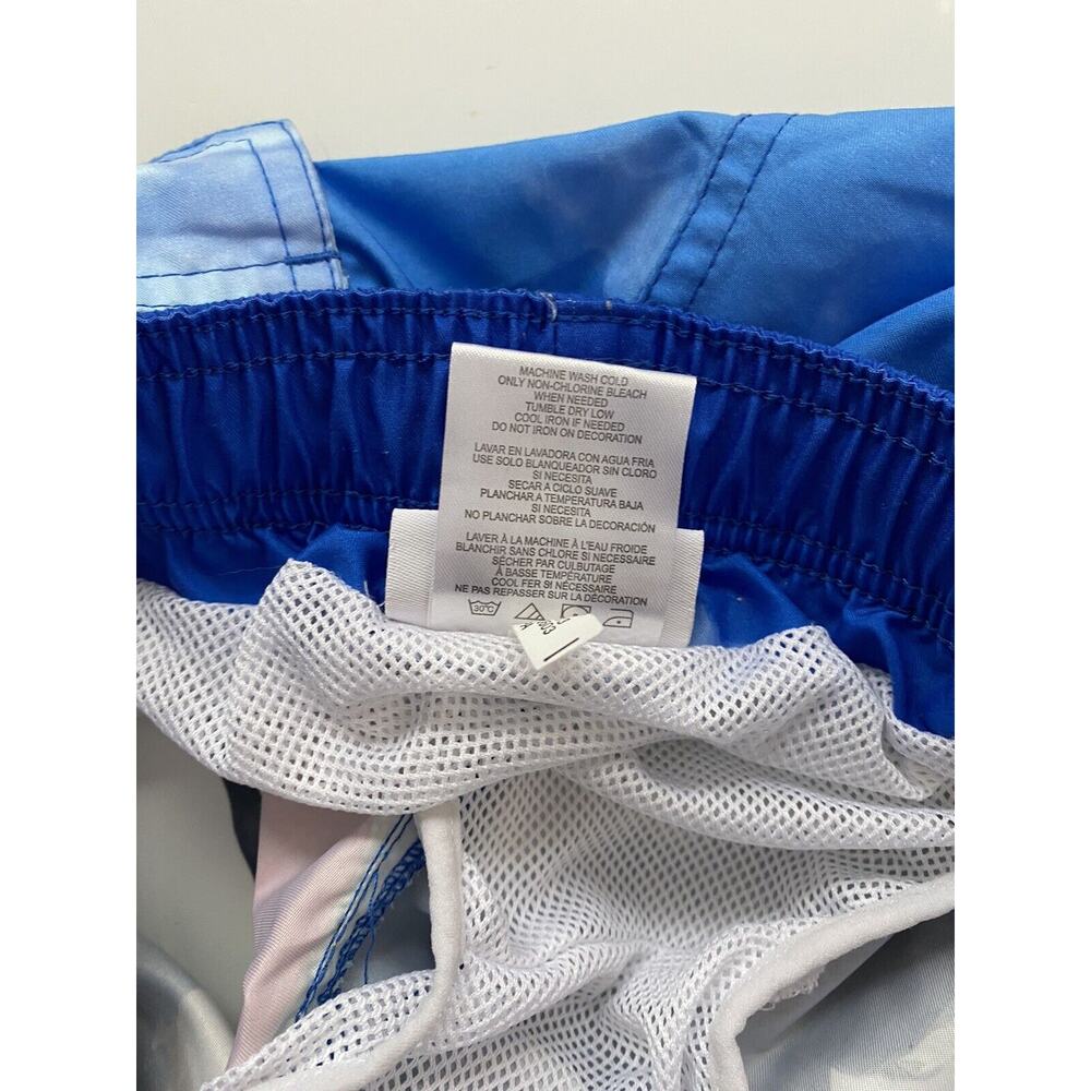 Calvin Klein Mens Size Large Swimwear Blue St. Martin Swim Shorts Pockets - Picture 12 of 14